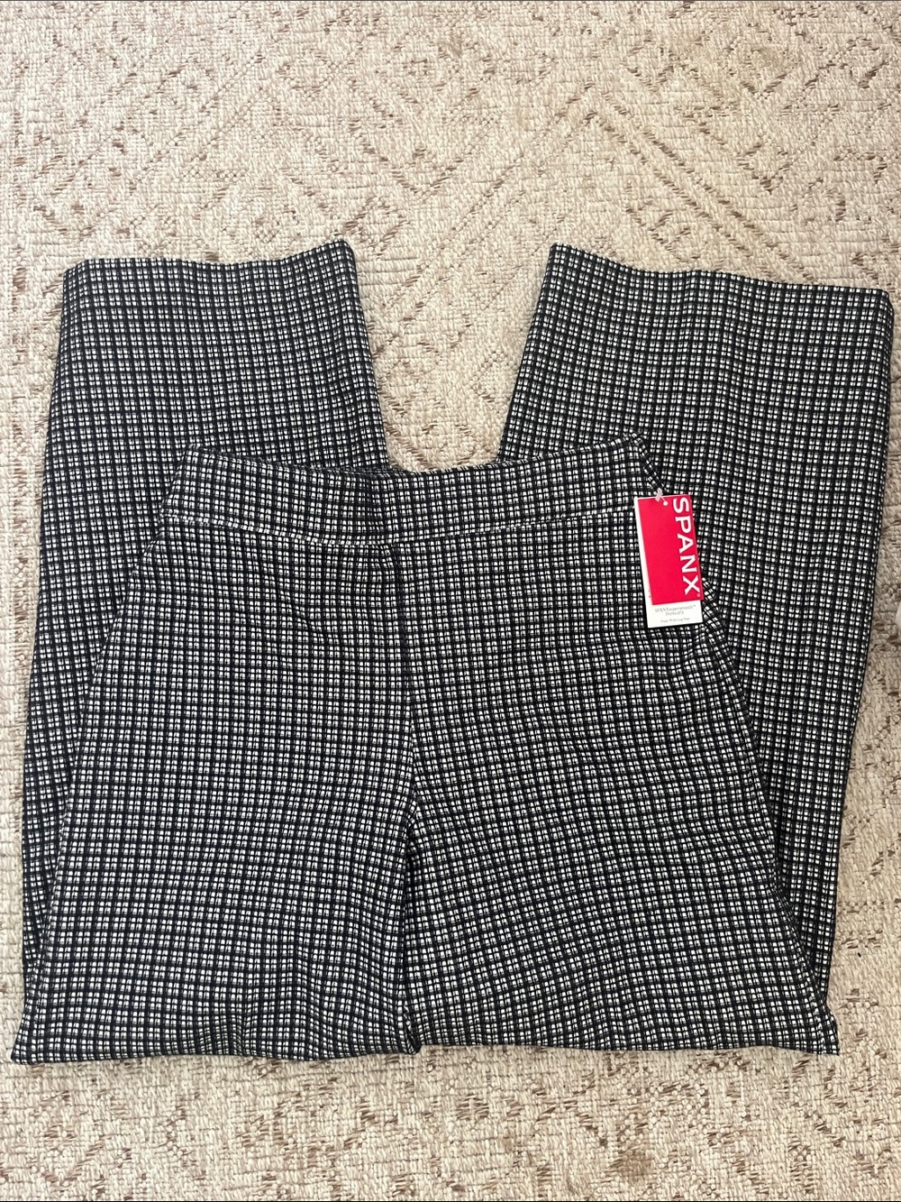 SPANX Black & White Trousers SPANX supersmooth™ PerfectFit Ponte Wide Leg Pants